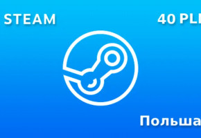 Подарочная карта Steam на 40 PLN для региона Польша