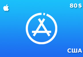 Apple Gift Card - Подарочная карта Apple на $80 для региона США