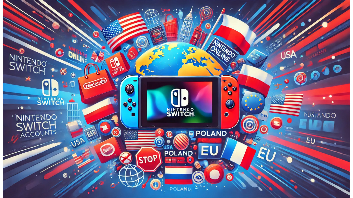 Как создать аккаунт Nintendo Switch Online для США, Польши и Евросоюза 🎮