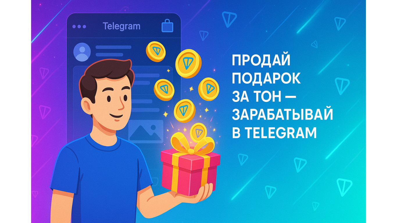 Как продать подарок за ТОН в Telegram: простой способ заработать в мессенджере