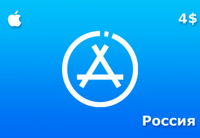 Подарочная карта Apple на 4 доллара для региона США
